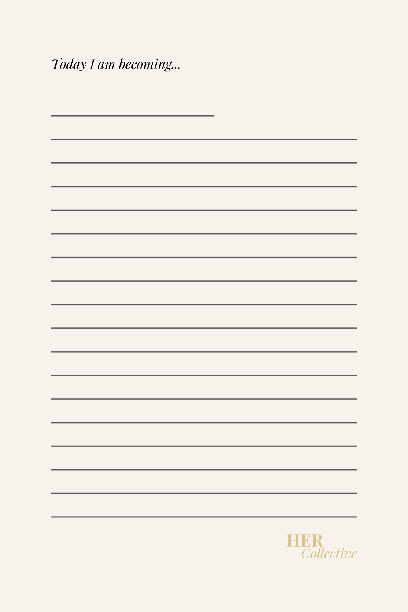HER Collective Journal- Digital Download